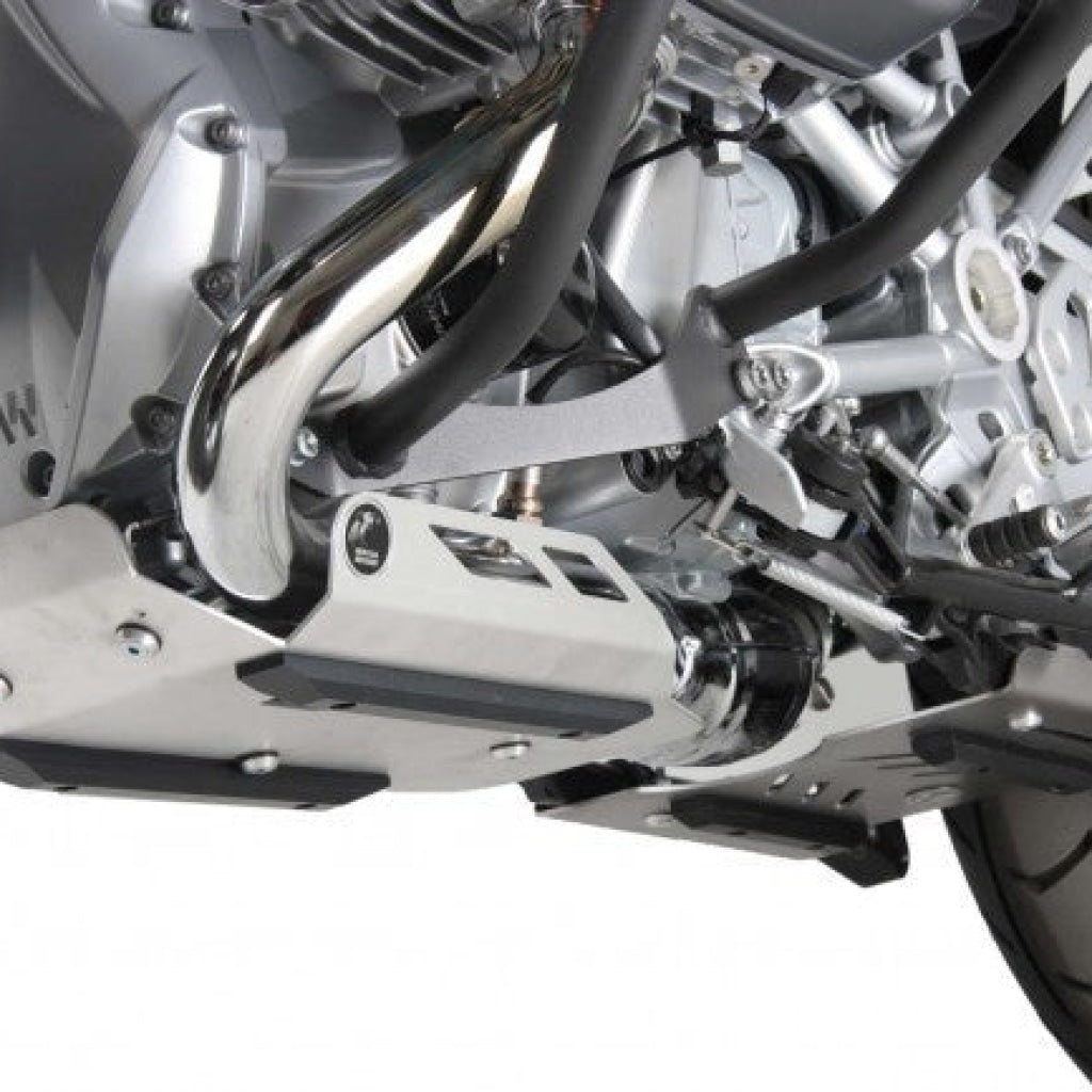 Engine protection plate silver BMW R 1200 GS Hepco Becker - Bike 'N' Biker