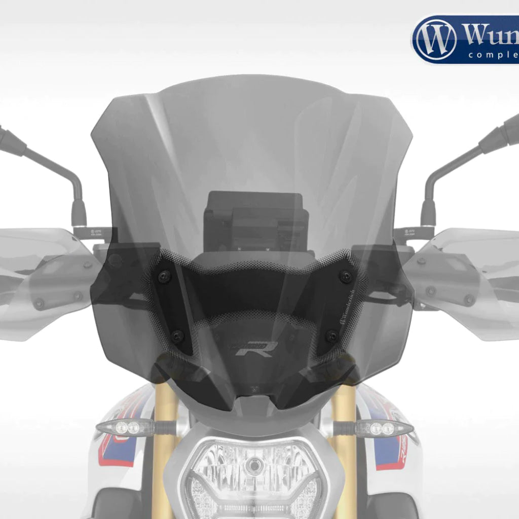 Bmw R1250R Ergonomics - ’Marathon’ Windscreen Wunderlich Smoked Grey Screen