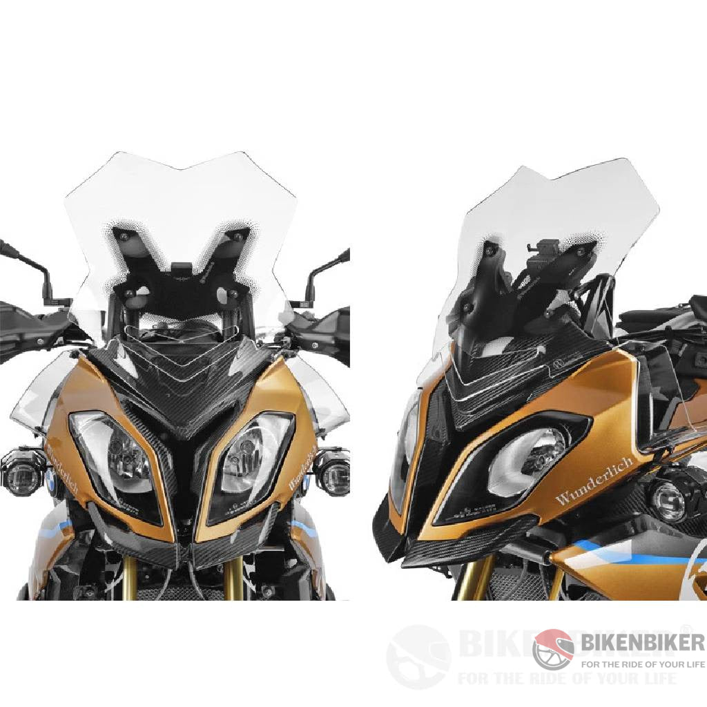 Bmw S1000Xr Ergonomics - ’Sports’ Windscreen Wunderlich Clear Windscreen