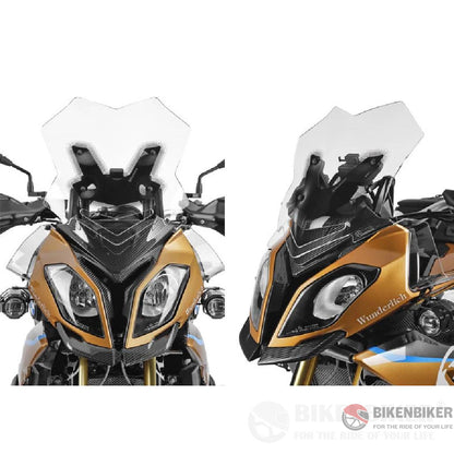 Bmw S1000Xr Ergonomics - ’Sports’ Windscreen Wunderlich Clear Windscreen