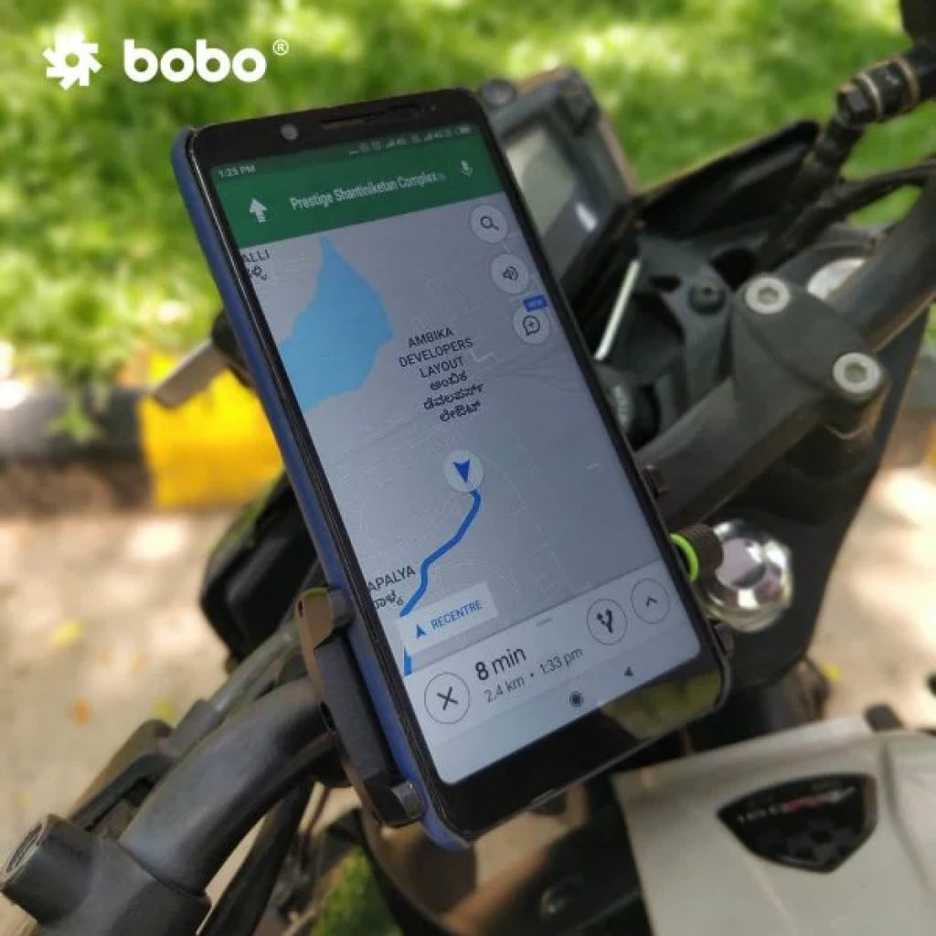 Bobo Bm3 Aluminium Phone Holder Mount (Black) Mounts