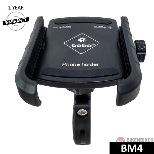 Bobo Bm4 Jaw-Grip Phone Holder Mount(Black) Mounts