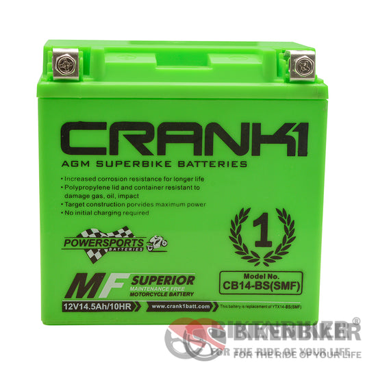 Crank1 Cb14L-Bs (Smf) Battery