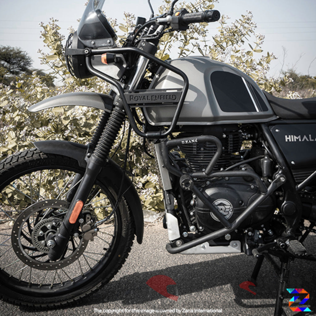 Crash Guard With Slider - Re Himalayan 2021 Zana Black Protection