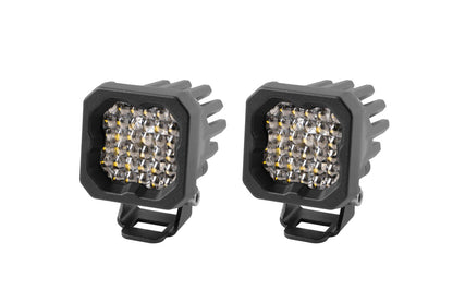 SSC1 White Sport Standard LED Pod (pair) - Diode Dynamics