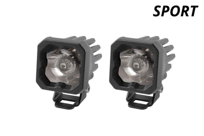 SSC1 White Sport Standard LED Pod (pair) - Diode Dynamics