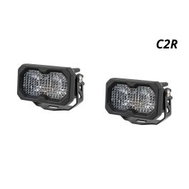 C2R White Flood LED Pod (single) - Diode Dynamics