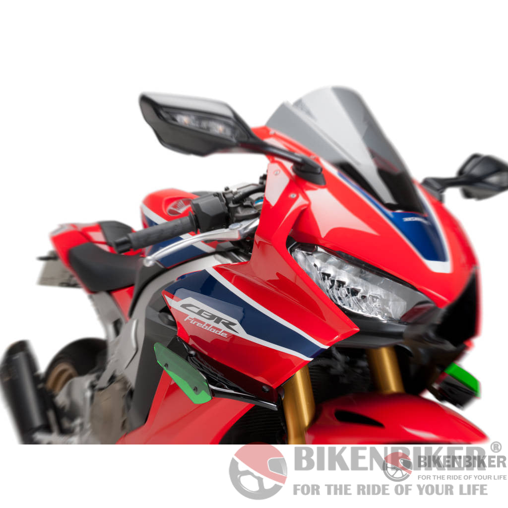Downforce Sport Spoilers For Honda Cbr1000Rr Fireblade Sp 2017-Puig Green Protection