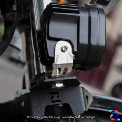 Fog Light Mount For Gt / Interceptor 650- Zana Top Clamp