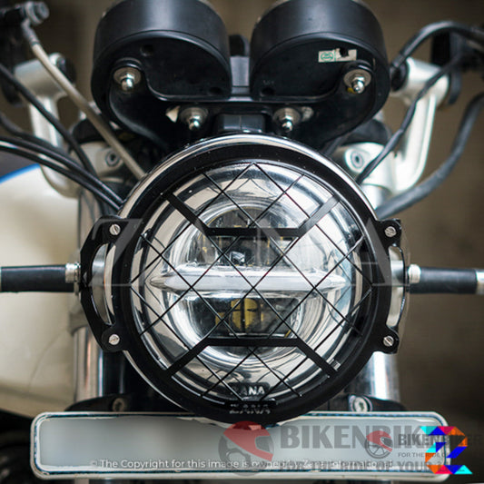 Head Light Grill Type 2 Re Interceptor / Continental Himalayan - Zana Black Protection