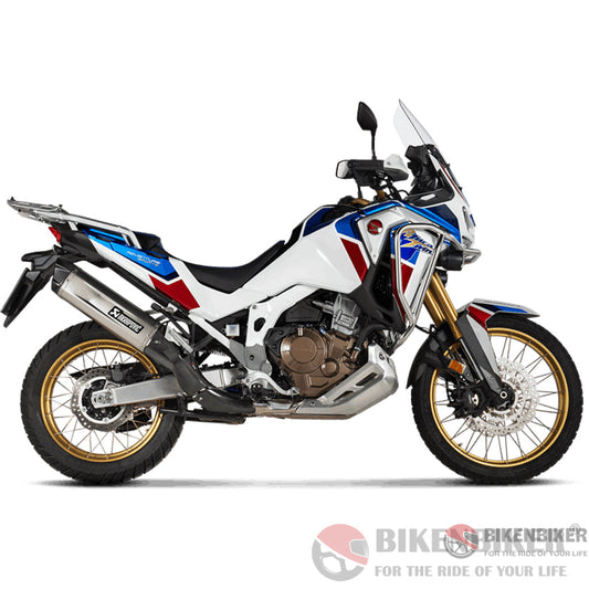 Honda Crf1100L Africa Twin Adventure Sports 2020 + - Slip - On Line (Titanium) Akrapovič Exhaust