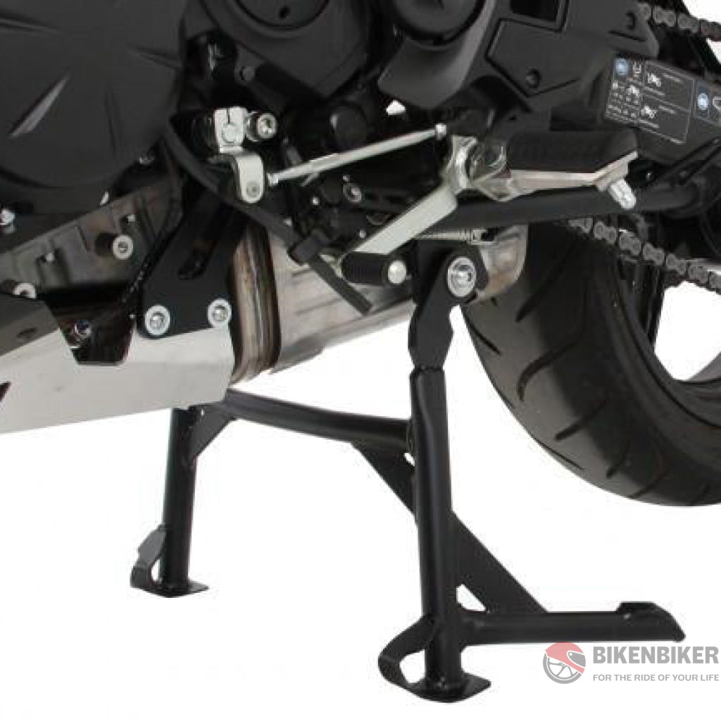 Kawasaki Versys 300 Ergonomics - Center Stand Hepco & Becker