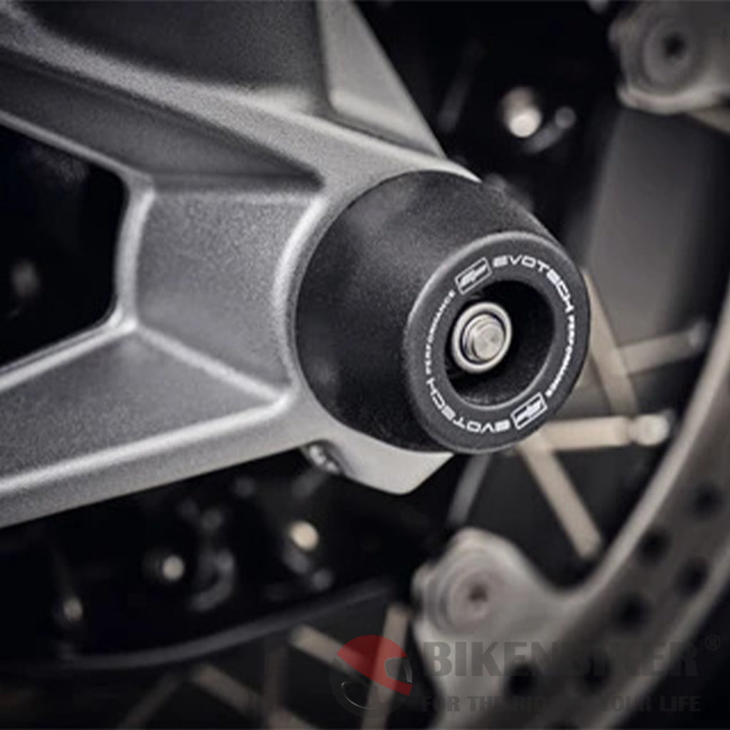 Ktm 790 Duke Front Spindle Bobbins 2018 + Evotech Performance Front Fork Bobbins