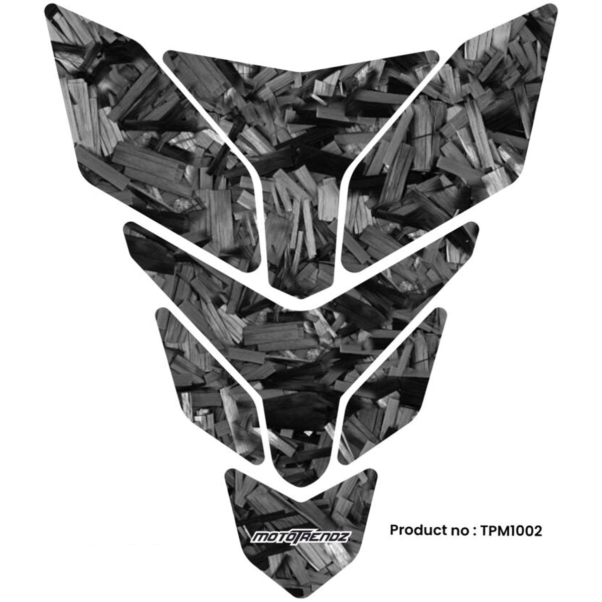 Tank Pads – M1 series Forged Carbon Fiber - Mototrendz