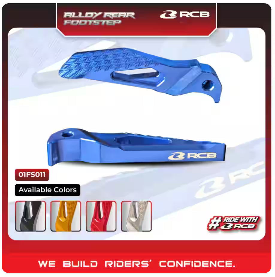 Alloy Rear Footrest For Yamaha Aerox 155 - RCB