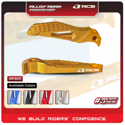 Alloy Rear Footrest For Yamaha Aerox 155 - RCB