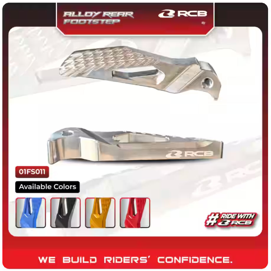 Alloy Rear Footrest For Yamaha Aerox 155 - RCB