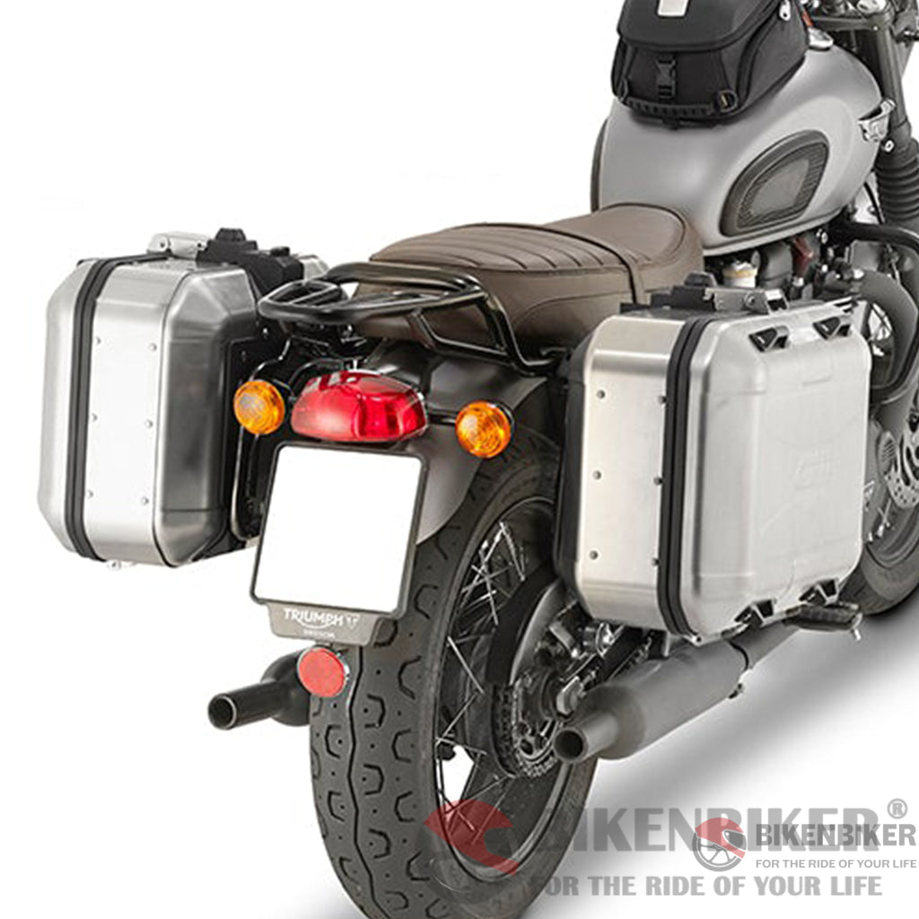 Pannier Holder For Side Cases Triumph Bonnevill T100/T120 - Givi Carrier