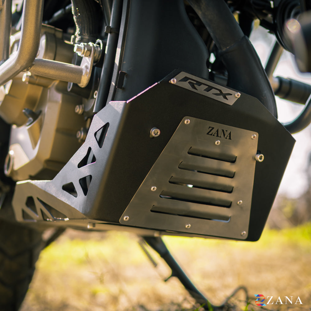 Bash Plate For TVS Apache RTX 300 (MS, Black) - Zana