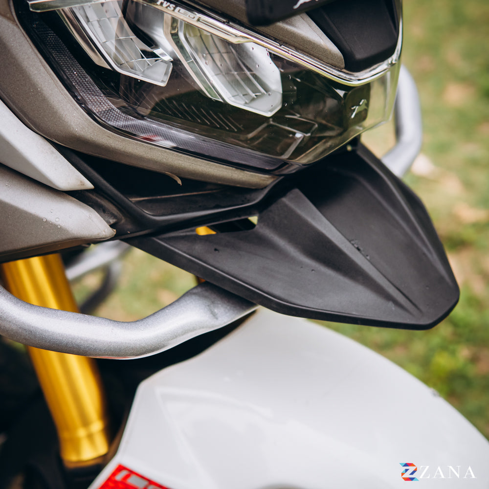 Upper & Lower Crash Guard With Slider Combo (Silver) For TVS Apache RTX300 - Zana