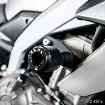 Frame Slider Black For Aprilia Tuono 457 - Zana