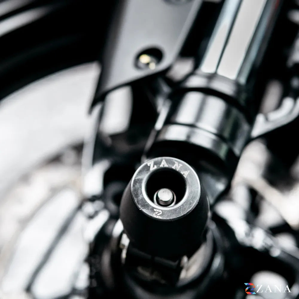 Front Fork Slider For Aprilia Tuono/RS 457 (Black) - Zana