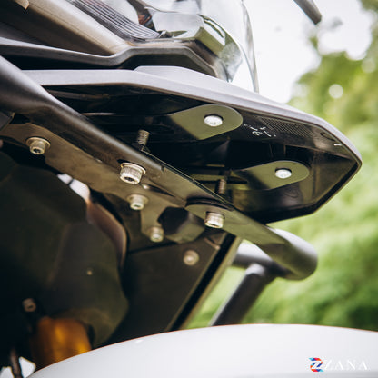 Upper & Lower Crash Guard With Slider Combo (Black) For TVS Apache RTX300 - Zana