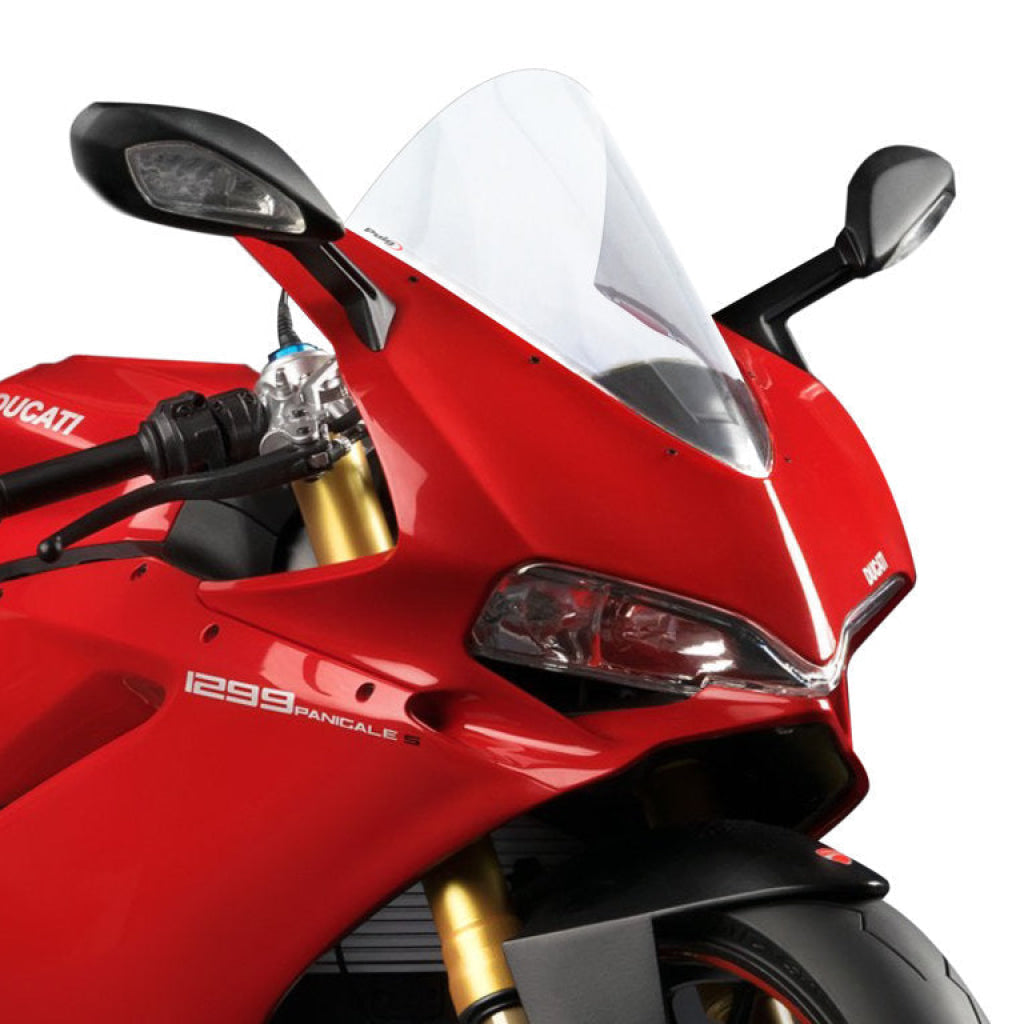 R Racer Screen For Ducati Panigale 959/1299 (2015-17) - Puig Clear Windscreen