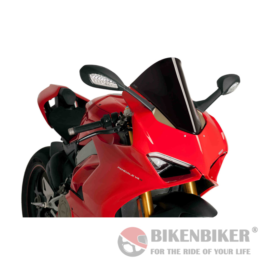 Racing Screen For Ducati Panigale V4 2018 - Puig Black