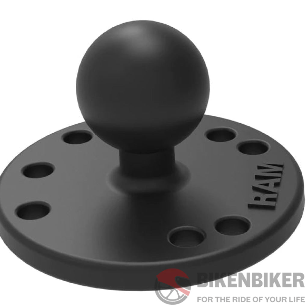 Ram Mounts Base Round Plate (2.5) B Ball Ram Accessory