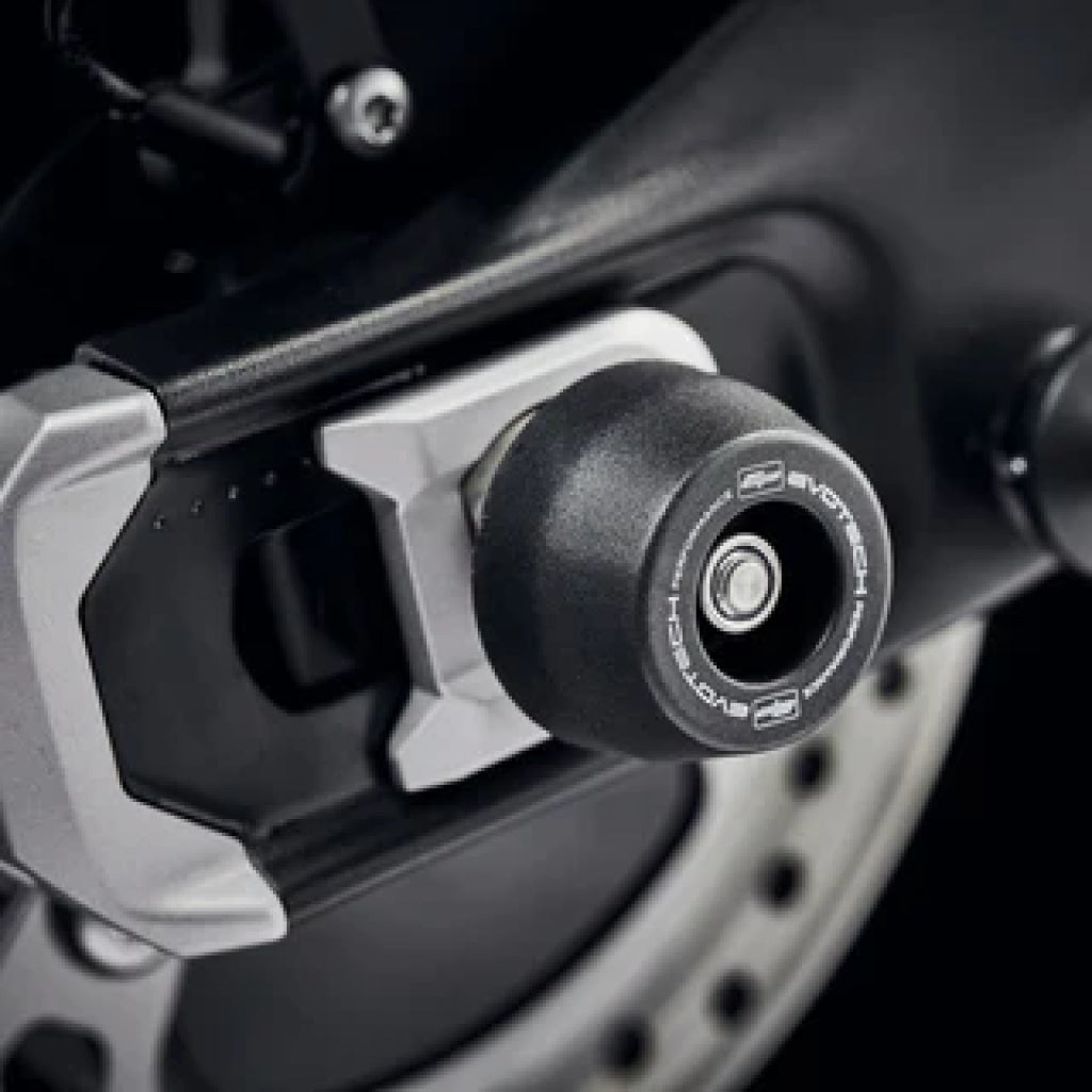 Rear Sliders - Triumph Trident (2021 + ) Evotech Performance Rear Swingarm Bobbins