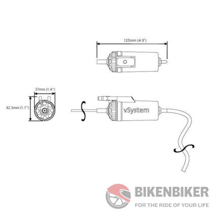 Scottoiler Essentials Micro Vsystem Chain Oiler