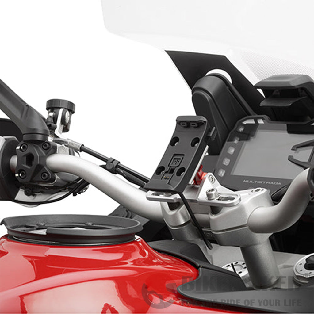 Sgz39Sm Anodized Aluminium And Stainless Steel Handle Bar To Install Gps Garmin Zumo - Givi