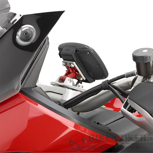 Sgz39Sm Anodized Aluminium And Stainless Steel Handle Bar To Install Gps Garmin Zumo - Givi