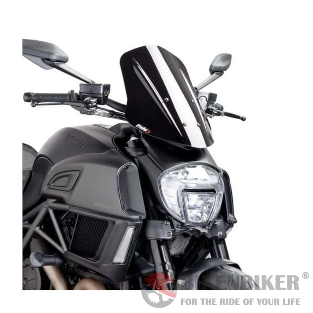Sport Screen For Ducati Diavel - Puig Windscreen
