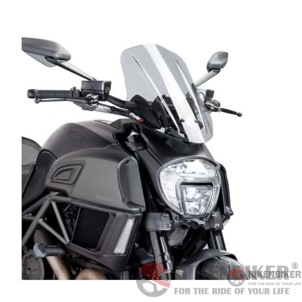 Sport Screen For Ducati Diavel - Puig Windscreen