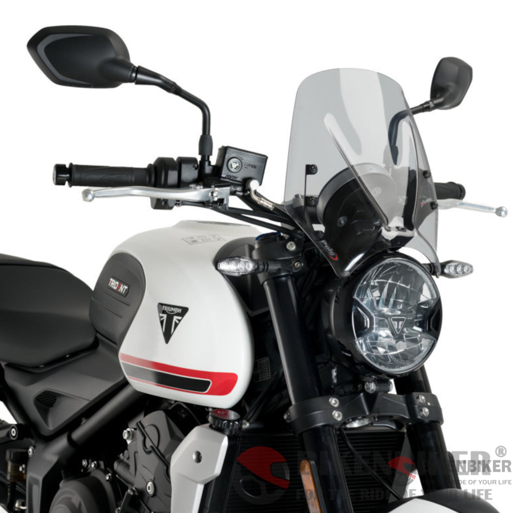 Sport Screen For Triumph Trident 660 2021 - Puig Smoke Windscreen