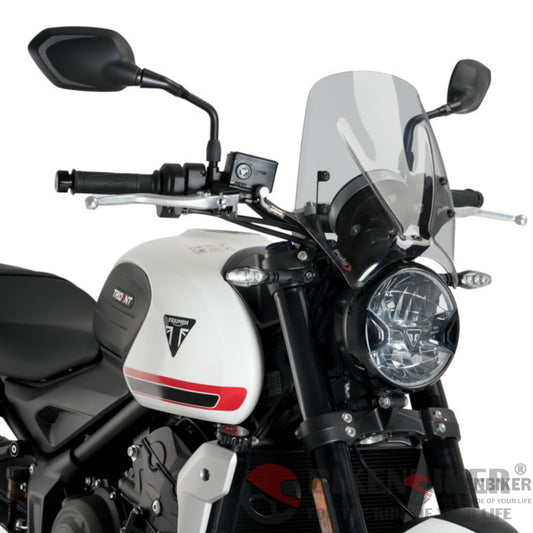 Sport Screen For Triumph Trident 660 2021 - Puig Smoke Windscreen