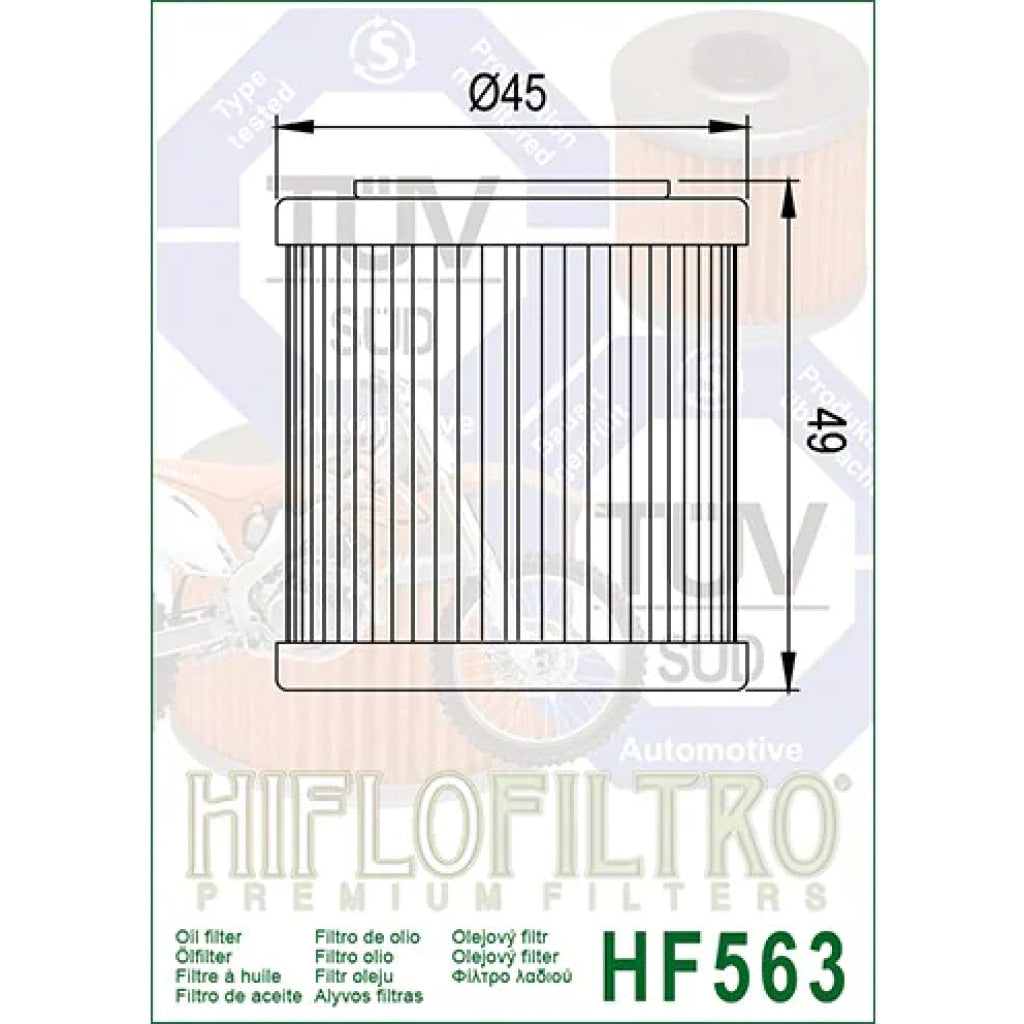 Triumph Daytona 675 (2013-2017) Oil Filter - Hi Flo