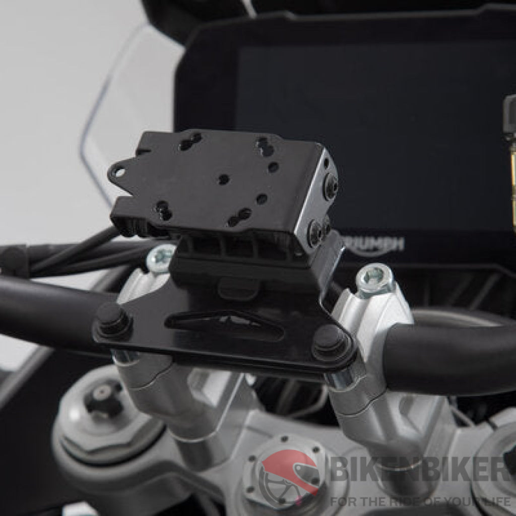 Triumph Tiger 800/1200 Ergonomics - Shock Absorbent Quick-Lock Gps Mount Sw-Motech