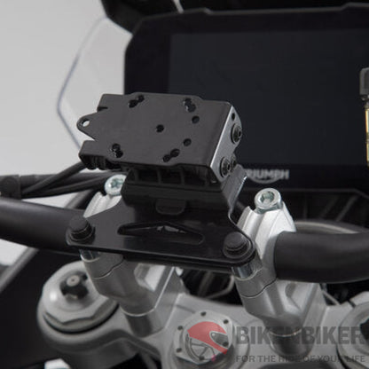 Triumph Tiger 800/1200 Ergonomics - Shock Absorbent Quick-Lock Gps Mount Sw-Motech