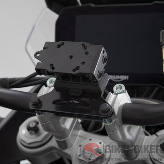 Triumph Tiger 800/1200 Ergonomics - Shock Absorbent Quick-Lock Gps Mount Sw-Motech