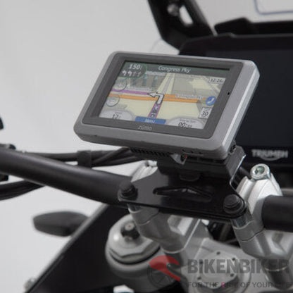 Triumph Tiger 800/1200 Ergonomics - Shock Absorbent Quick-Lock Gps Mount Sw-Motech