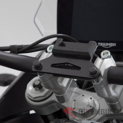 Triumph Tiger 800/1200 Ergonomics - Shock Absorbent Quick-Lock Gps Mount Sw-Motech