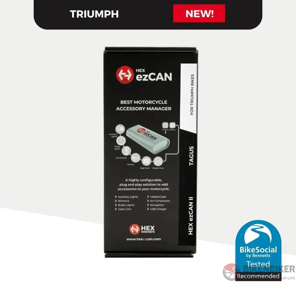 Triumph Tiger Hex Ezcan Accessory Manager Accessories