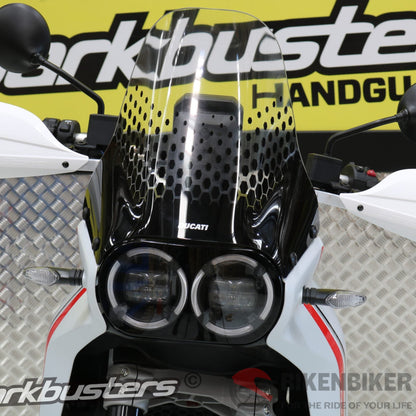 Two Point Handguard Hardware Mount - Ducati Desert X 2022+ Barkbusters Hand Guards