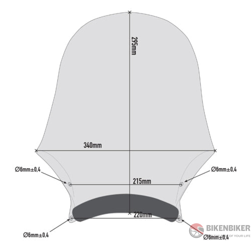 Universal Screen Smoked For Kawasaki Z900Rs - Givi Wind Shield