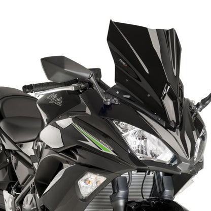 Windscreen For Ninja 650 (2017+) - Puig Black Windscreen