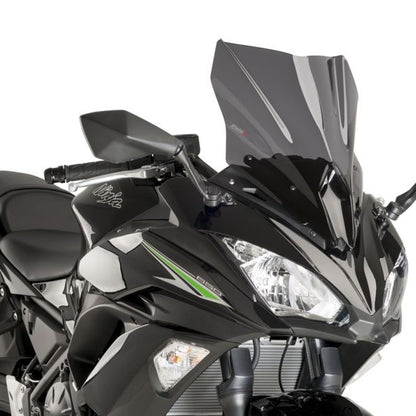 Windscreen For Ninja 650 (2017+) - Puig Dark Smoke Windscreen