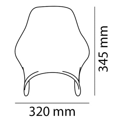Windscreen For Royal Enfield Interceptor 650 - Puig Windscreen